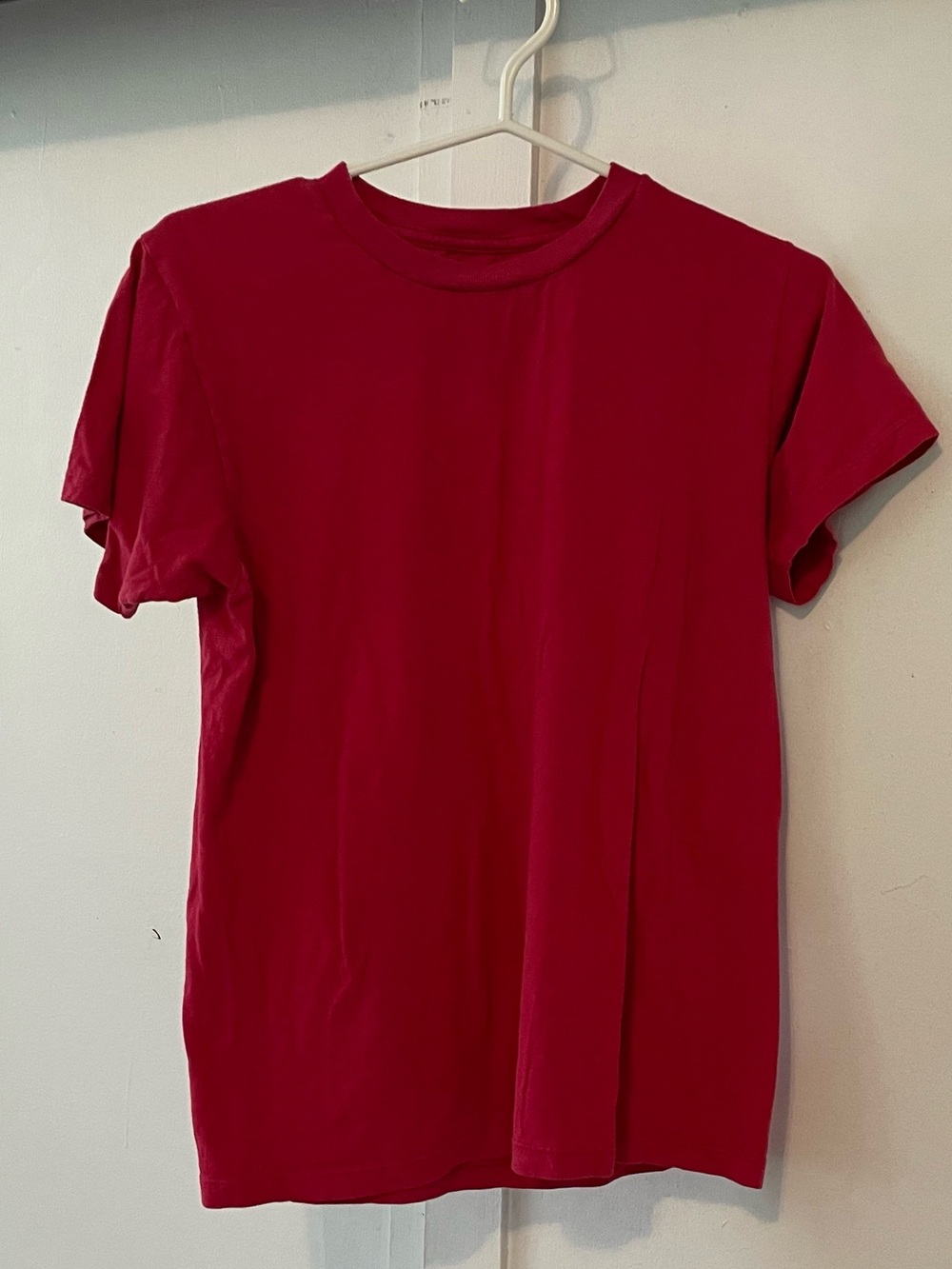 Brandy Melville red cotton baby tee